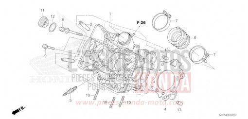 CYLINDER HEAD NC750XAS de 2025